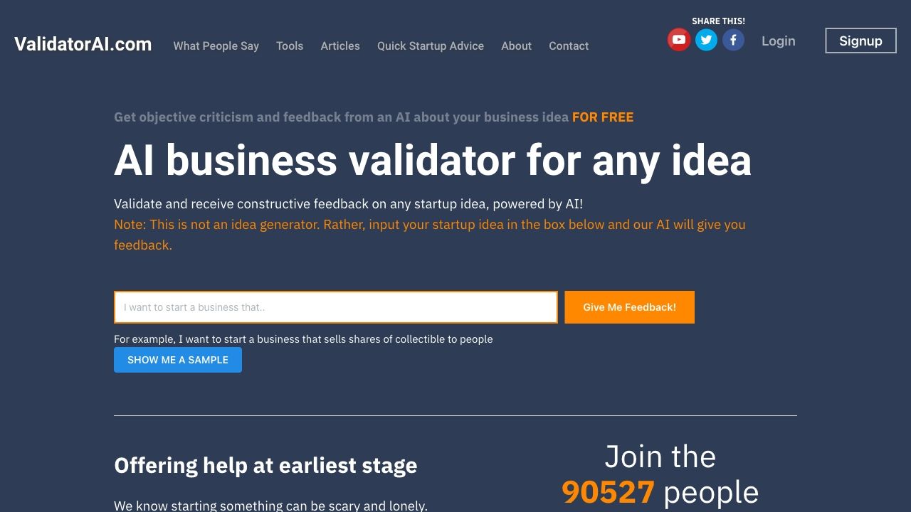 Validator AI image