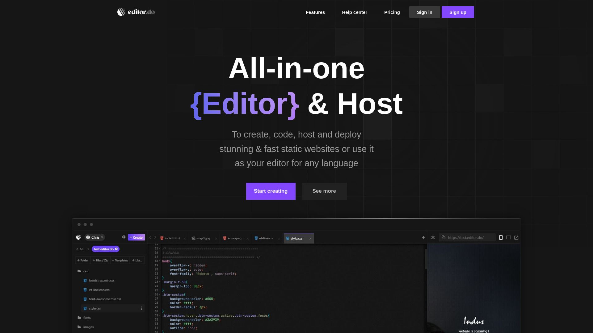 Editor.do image