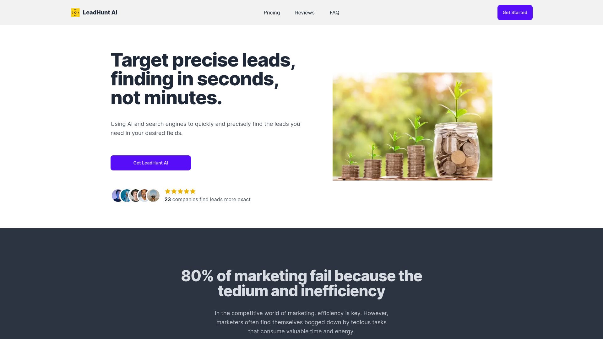 LeadHunt AI image