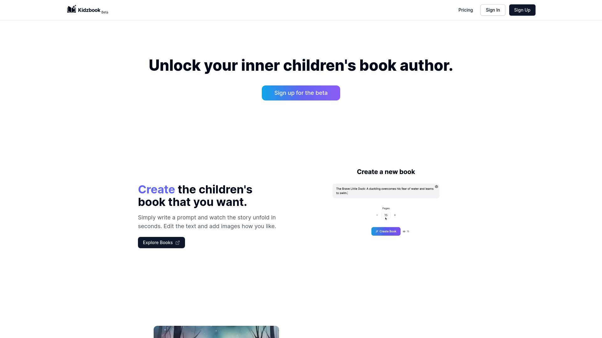 Kidzbook AI image