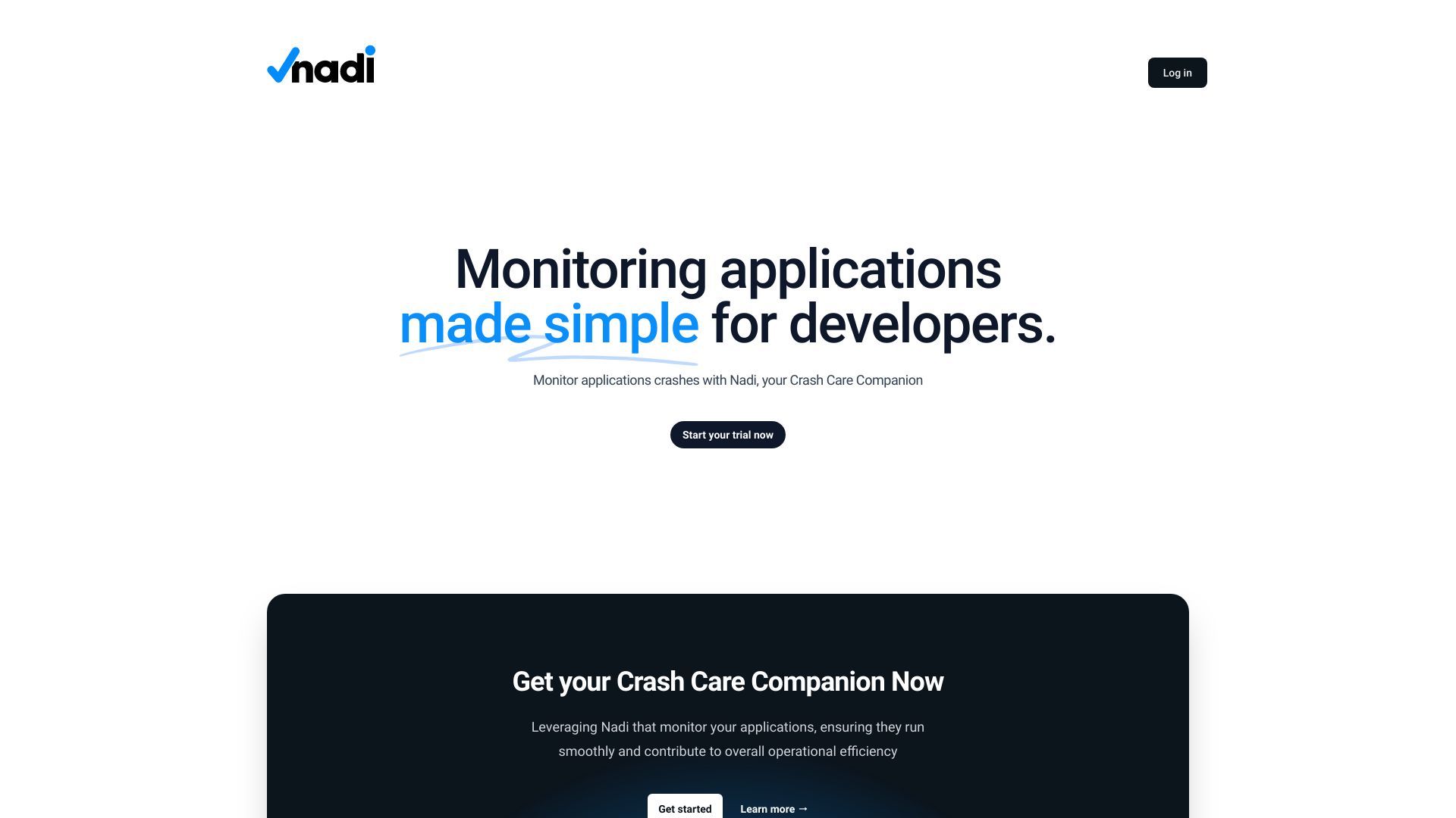Nadi - Crash Care Companion image