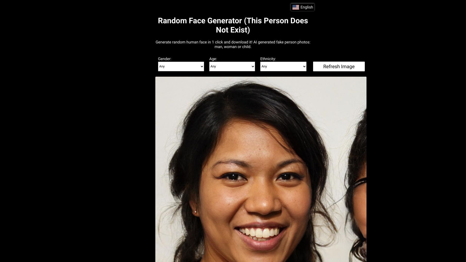 This Person Does Not Exist - Random Face Generator image