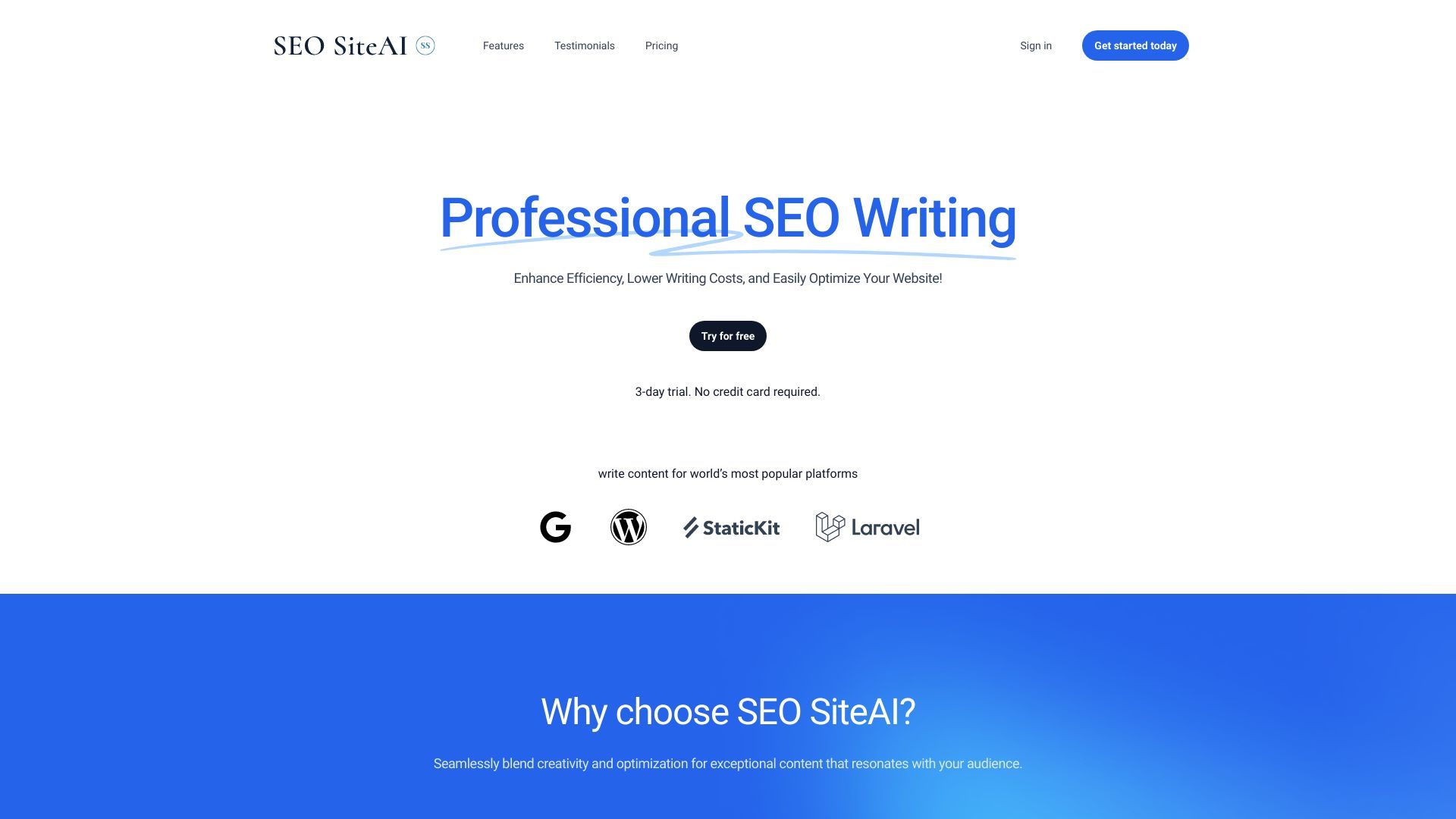 SEO SiteAI image