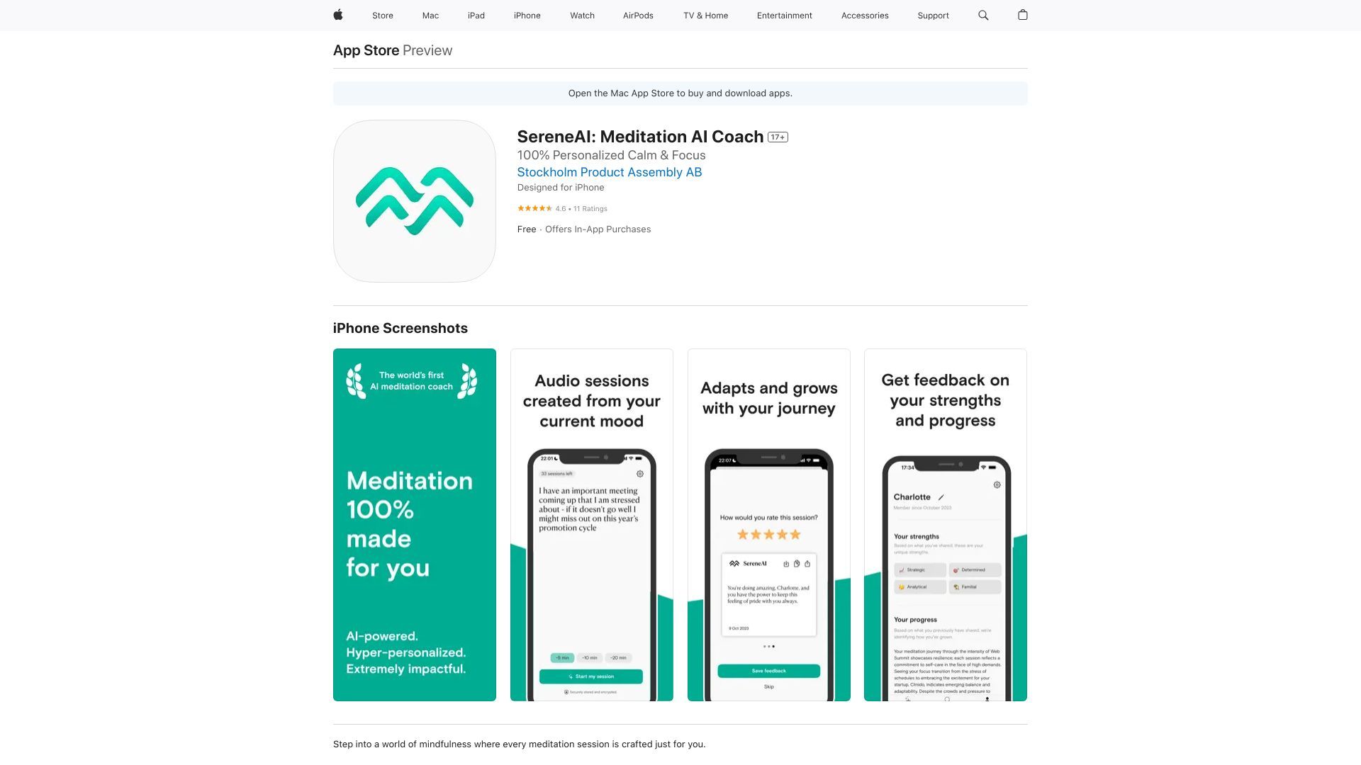 SereneAI: Meditation AI Coach image