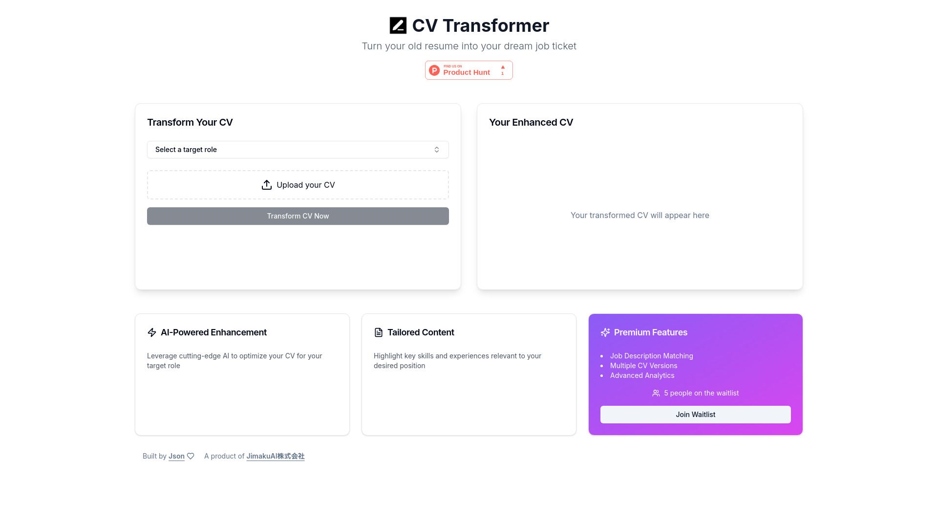 CV Transformer image