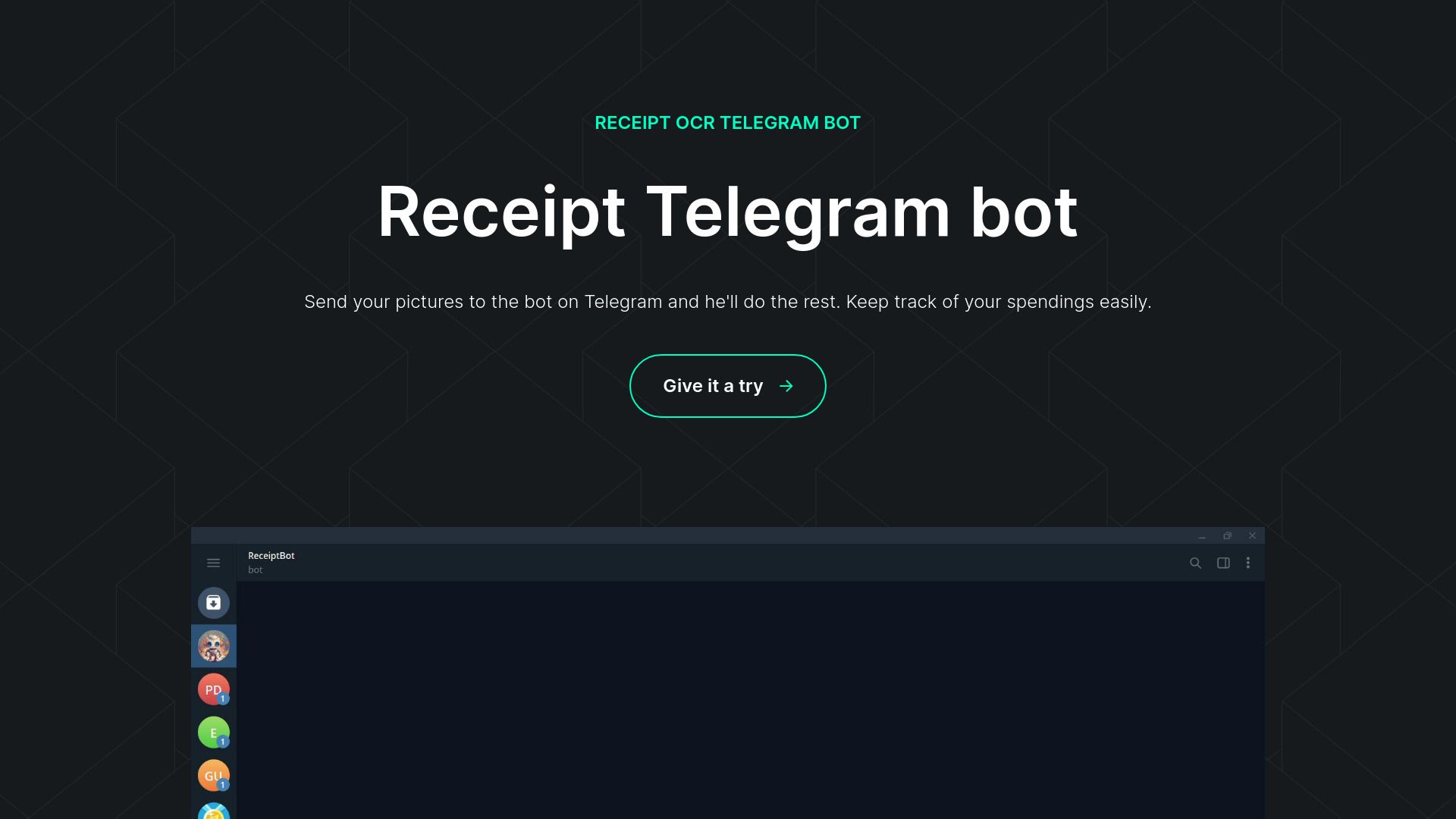 Receipt OCR Telegram Bot image