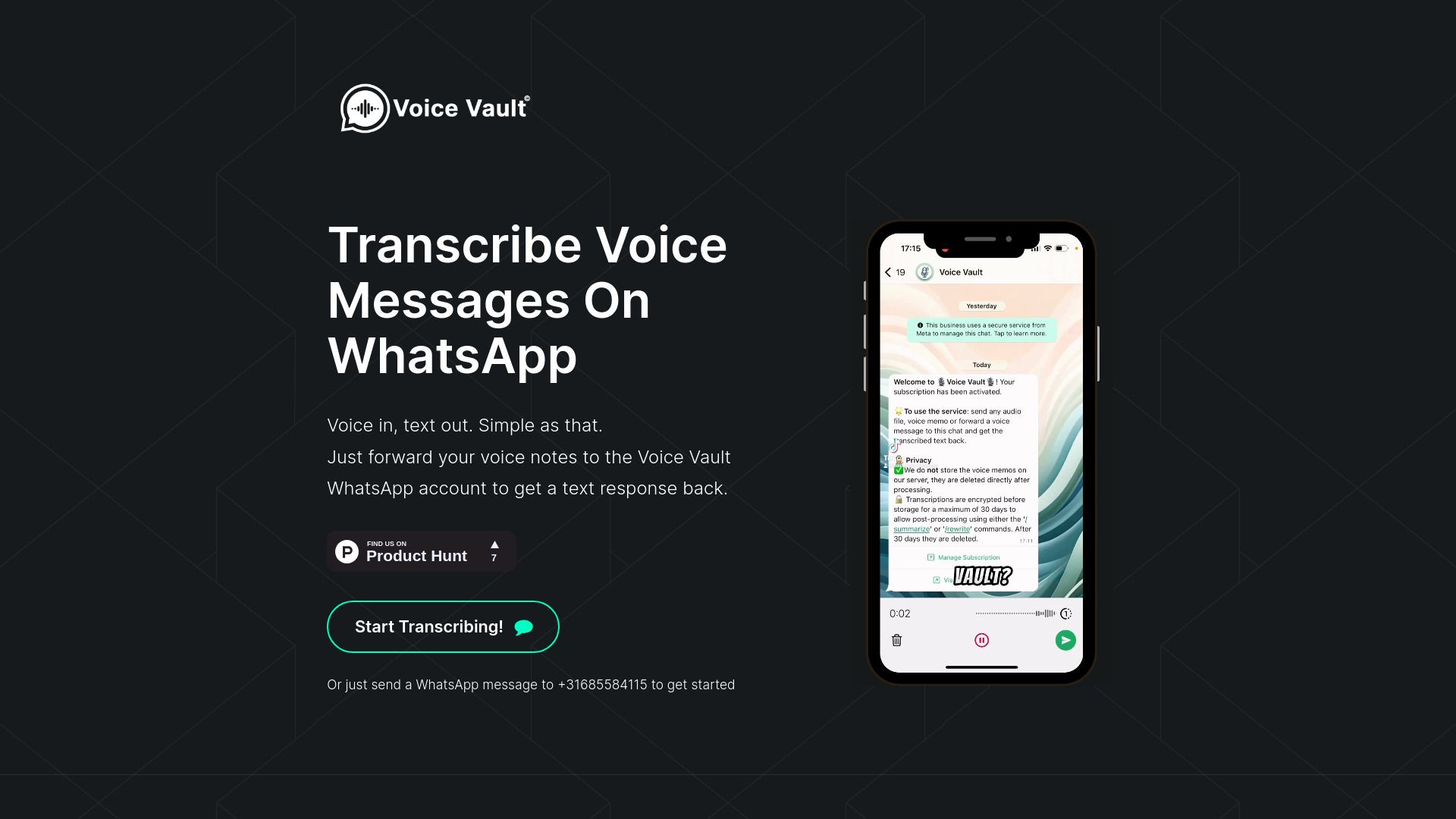 Voice Vault image