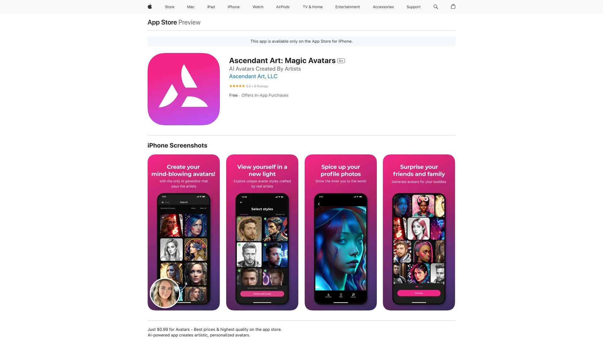 AI Avatar Creator image