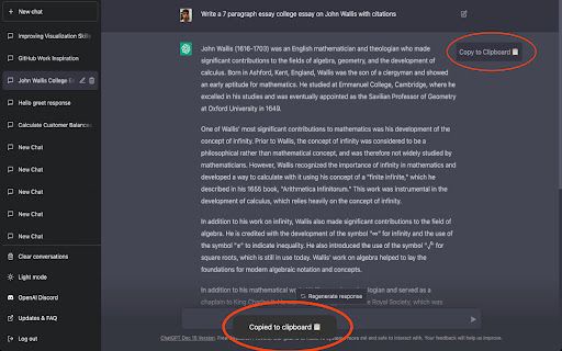 ChatGPT Copy Extension image