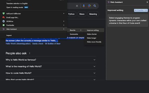 Web Assistant by ChatGPT image