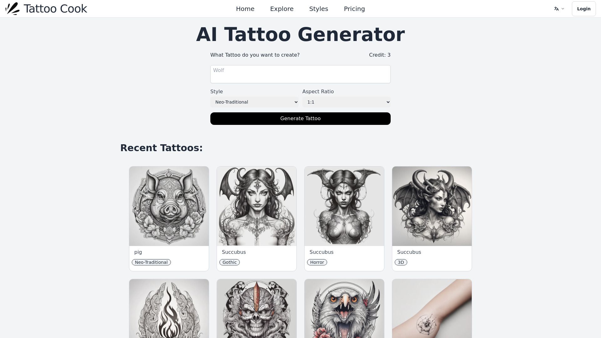 Tattoo Cook image