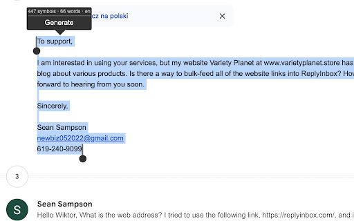 AI Email Reply Writer for Gmail image