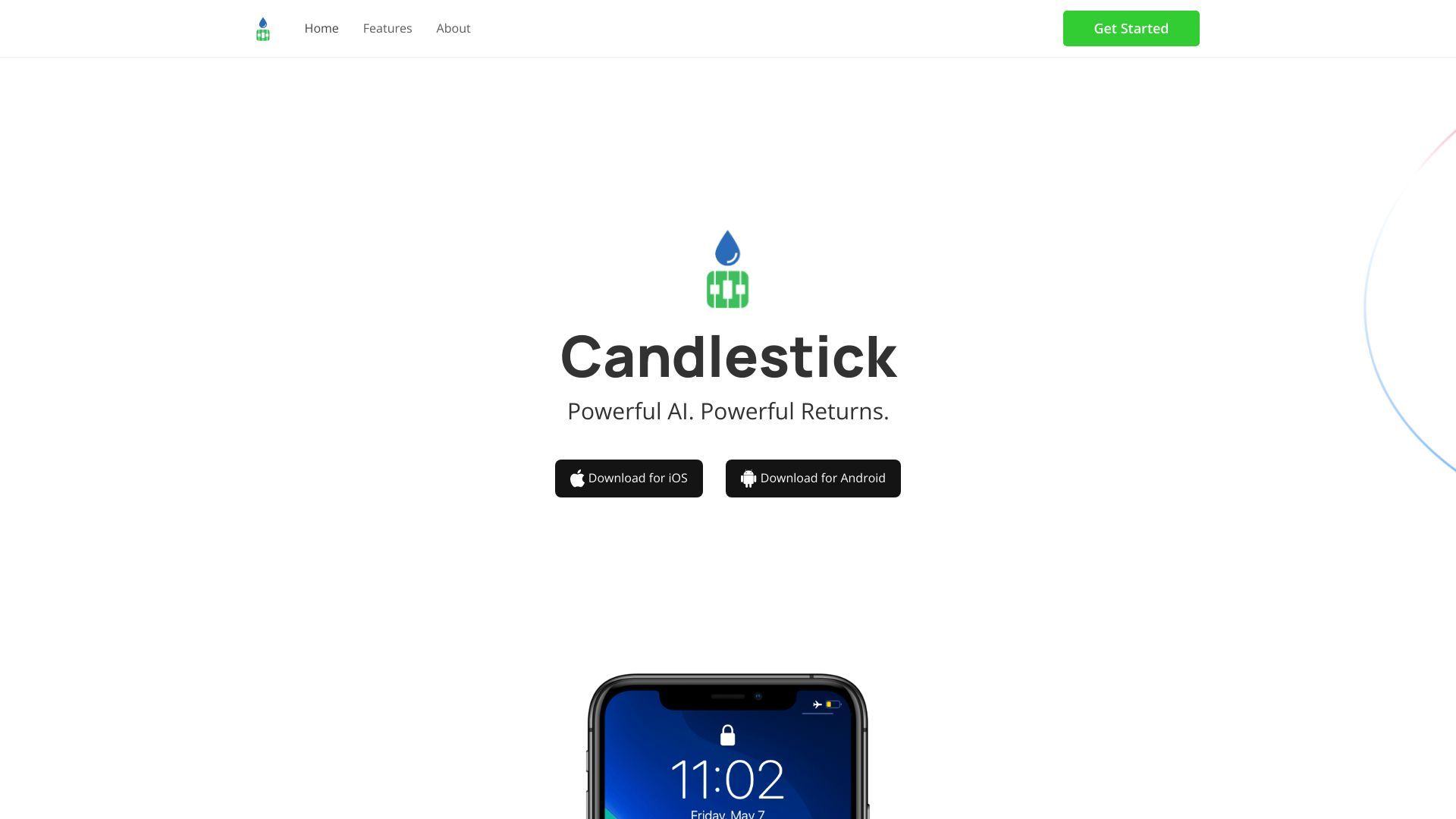 Candlestick image