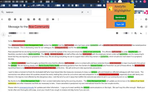 Analytic Highlighter image