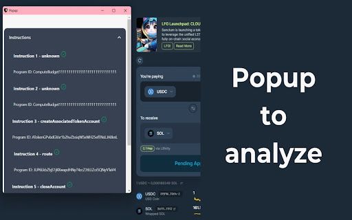 Solana Transaction Analyzer with AI image
