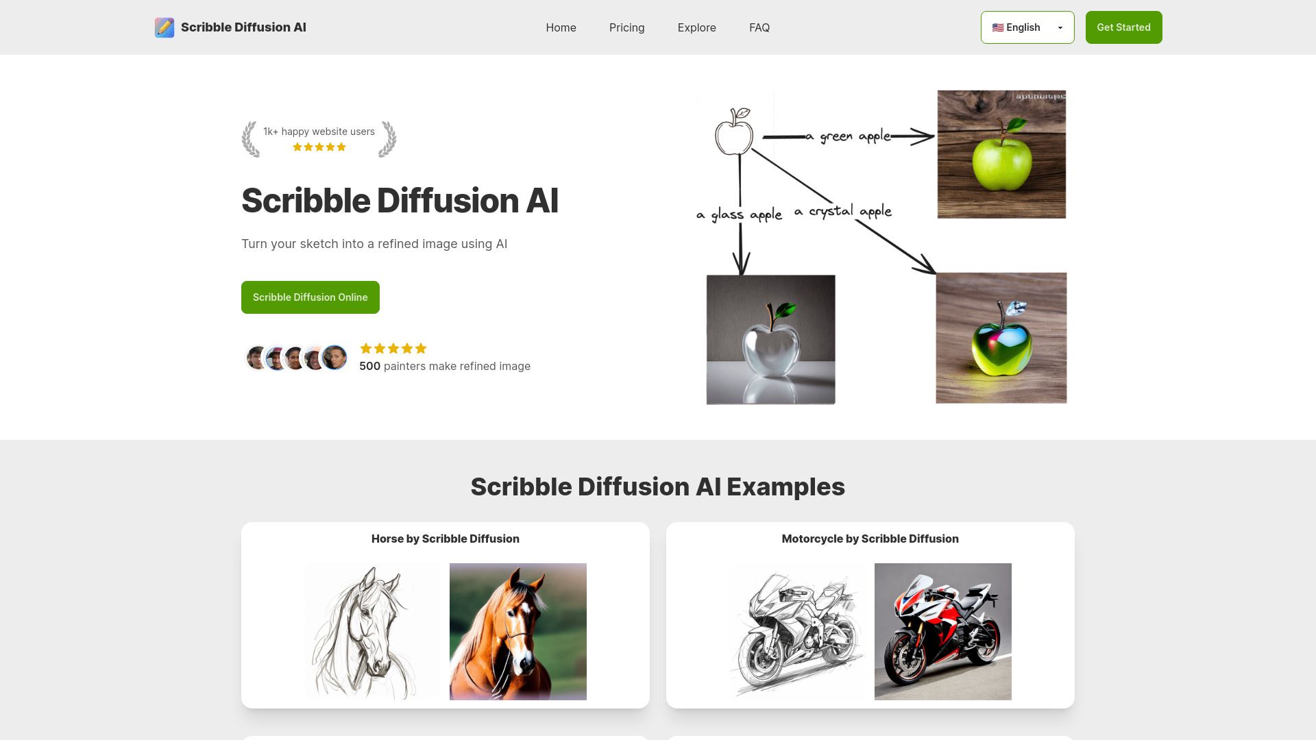 Scribble Diffusion AI image