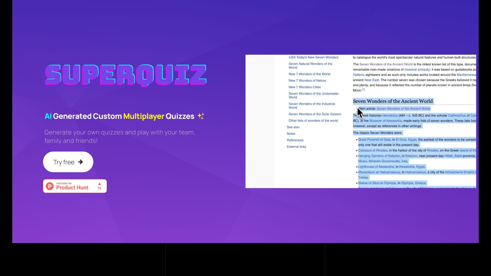 SuperQuiz image