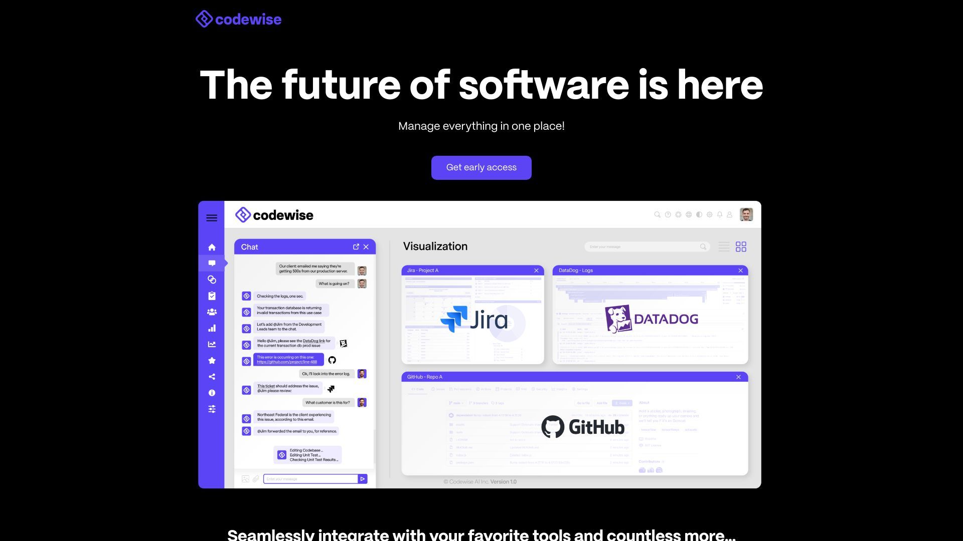 Codewise: AI Powered Software Developer Tool image