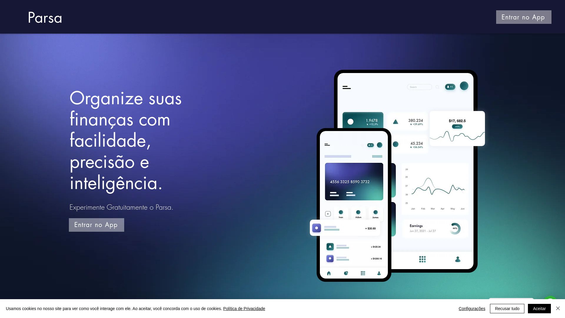 Parsa | Finanças Pessoais no Automático image