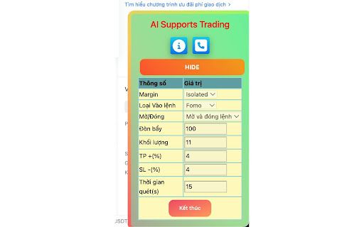 AI Supports Trading Extension image
