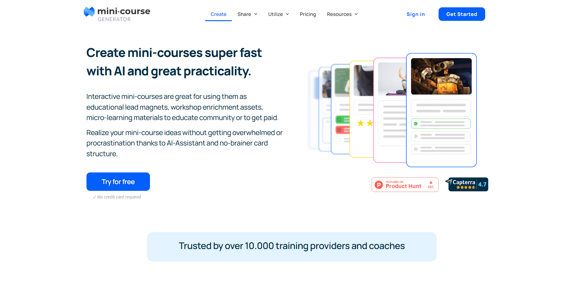Mini Course Generator image