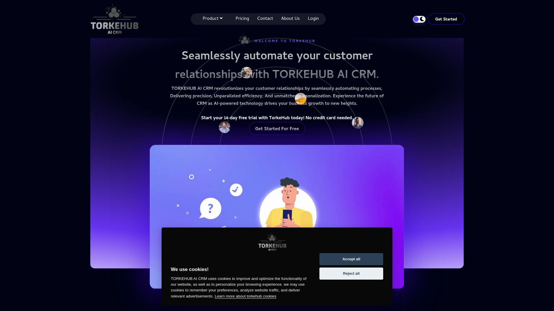 TorkeHub AI CRM image