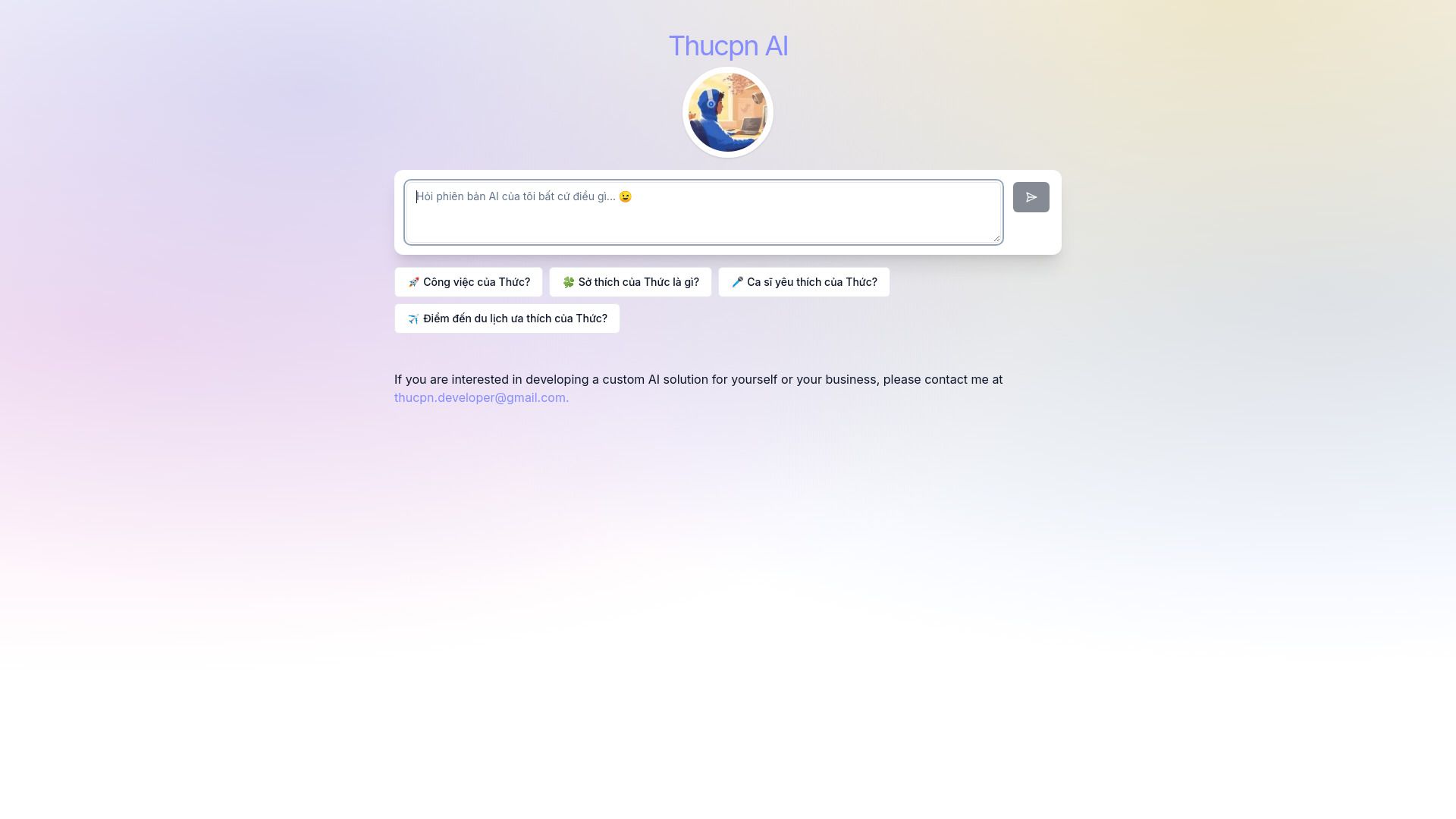 Ask My AI image
