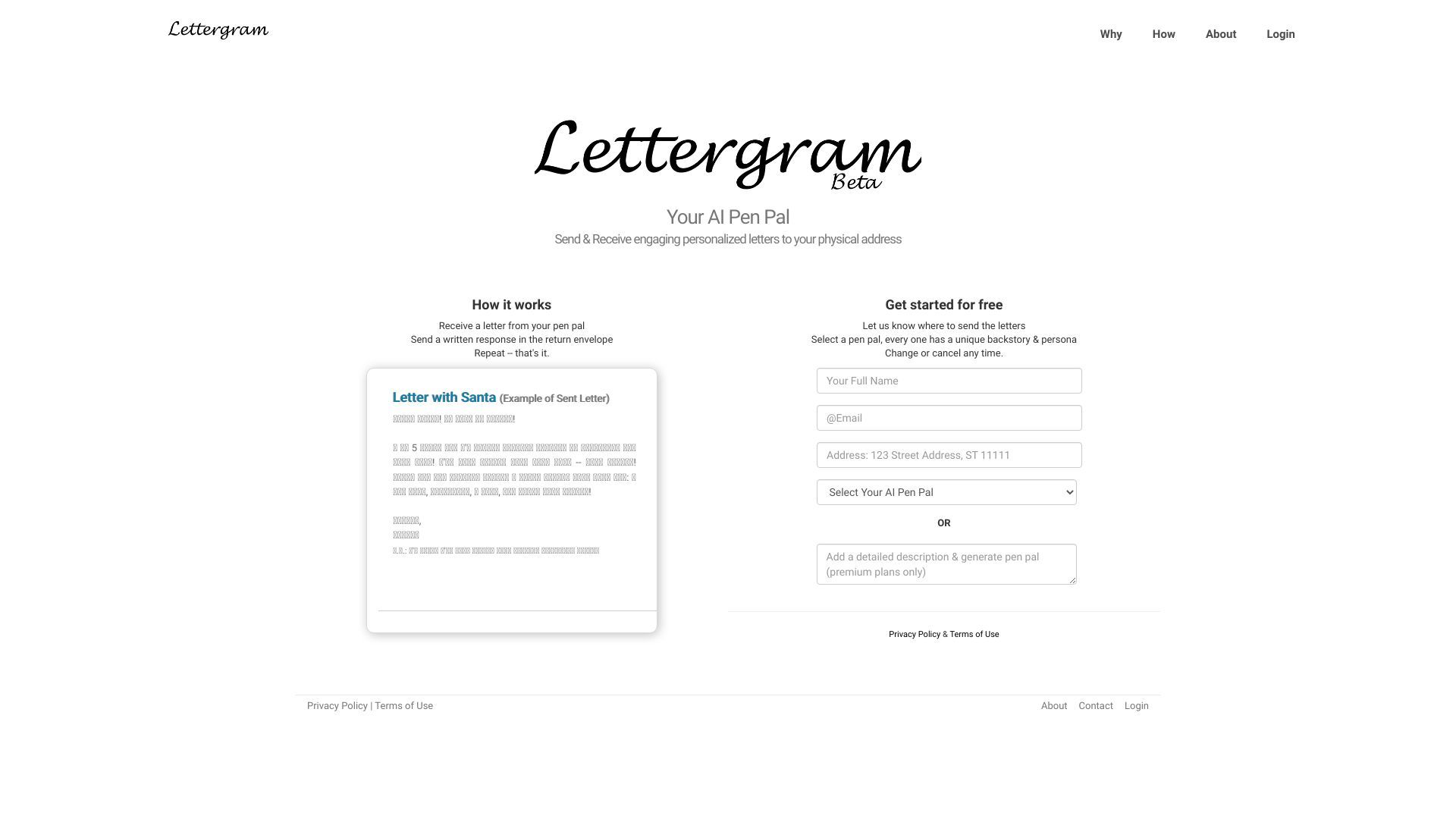 Lettergram image