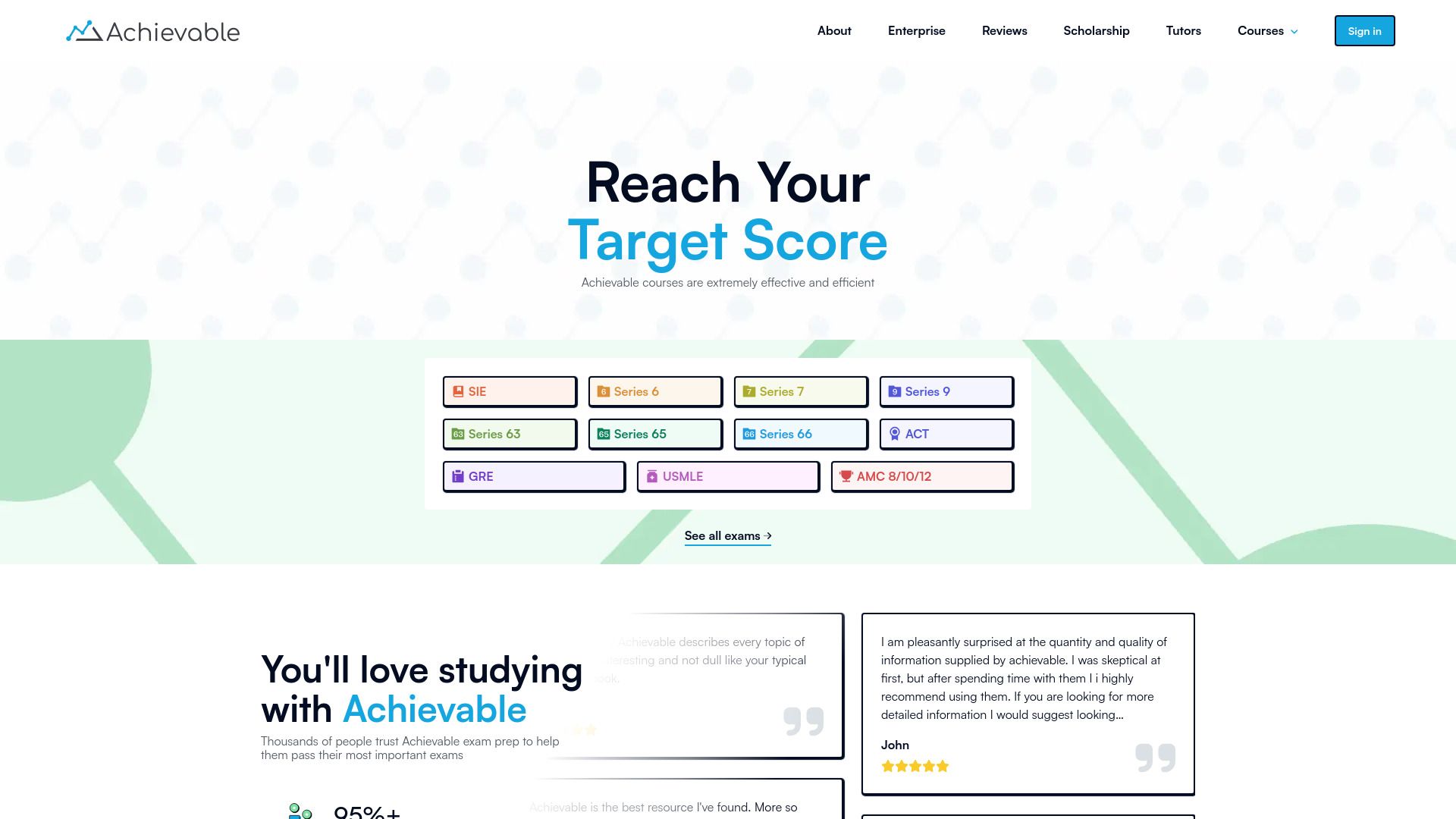 Achievable - AI adaptive learning image