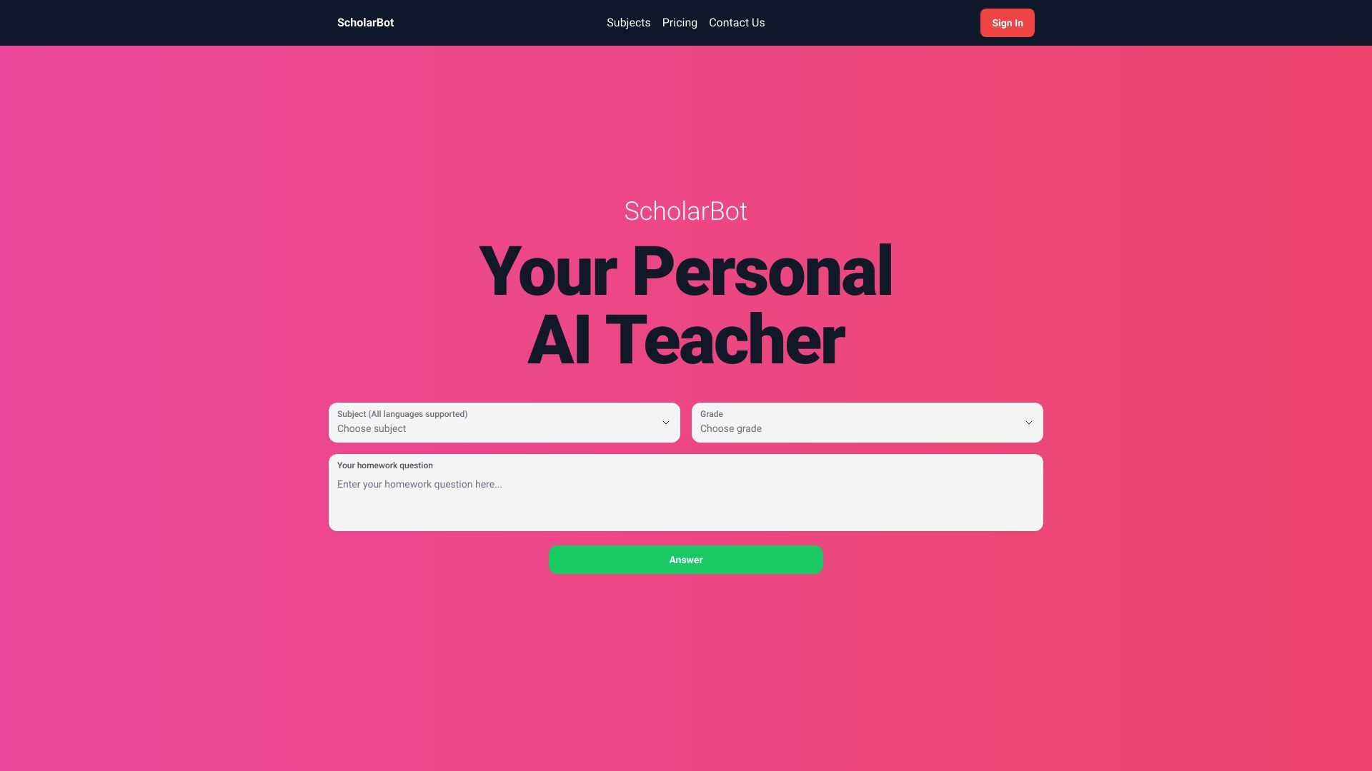 ScholarBot image