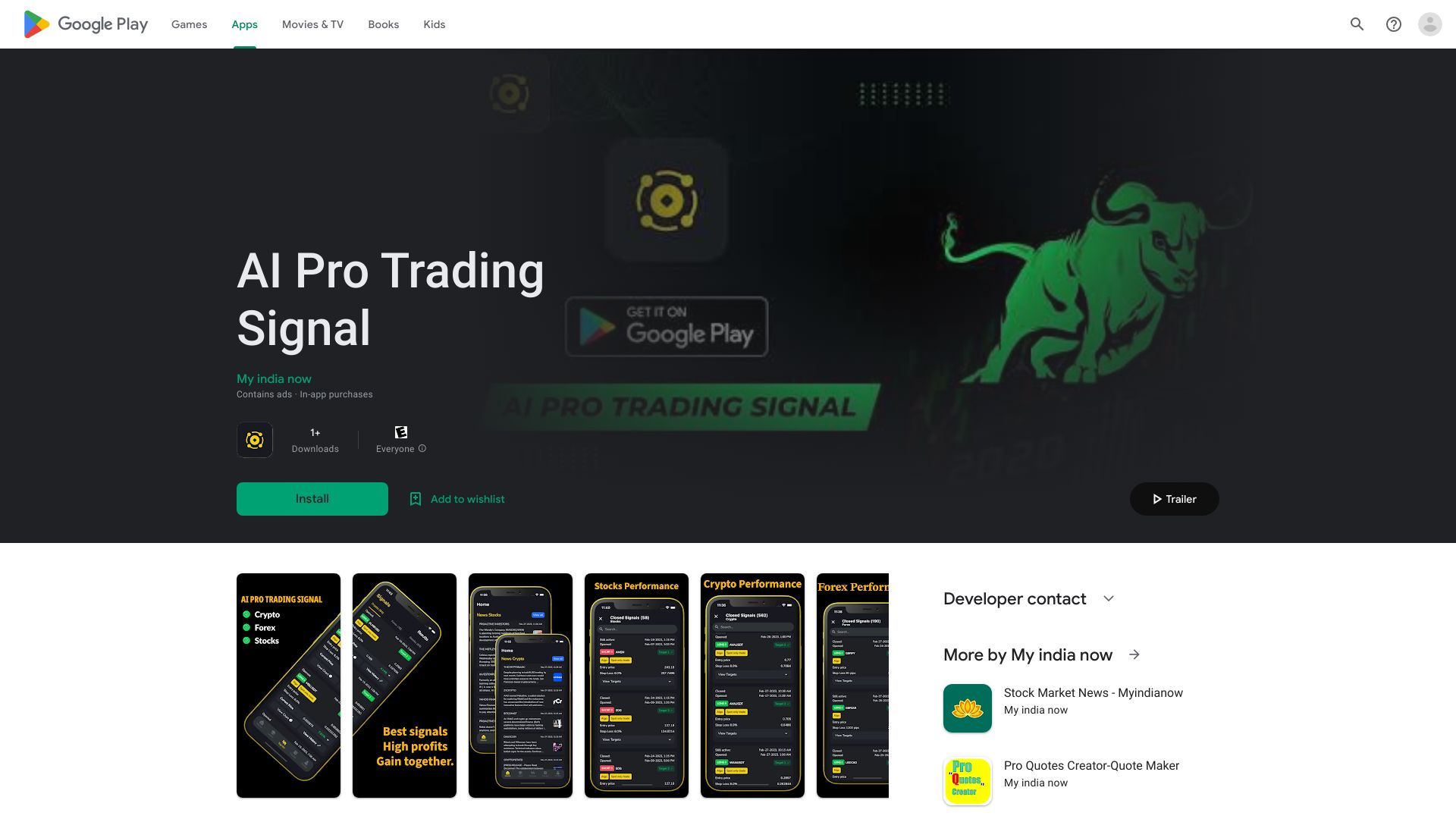 AI Pro Trading Signal App image