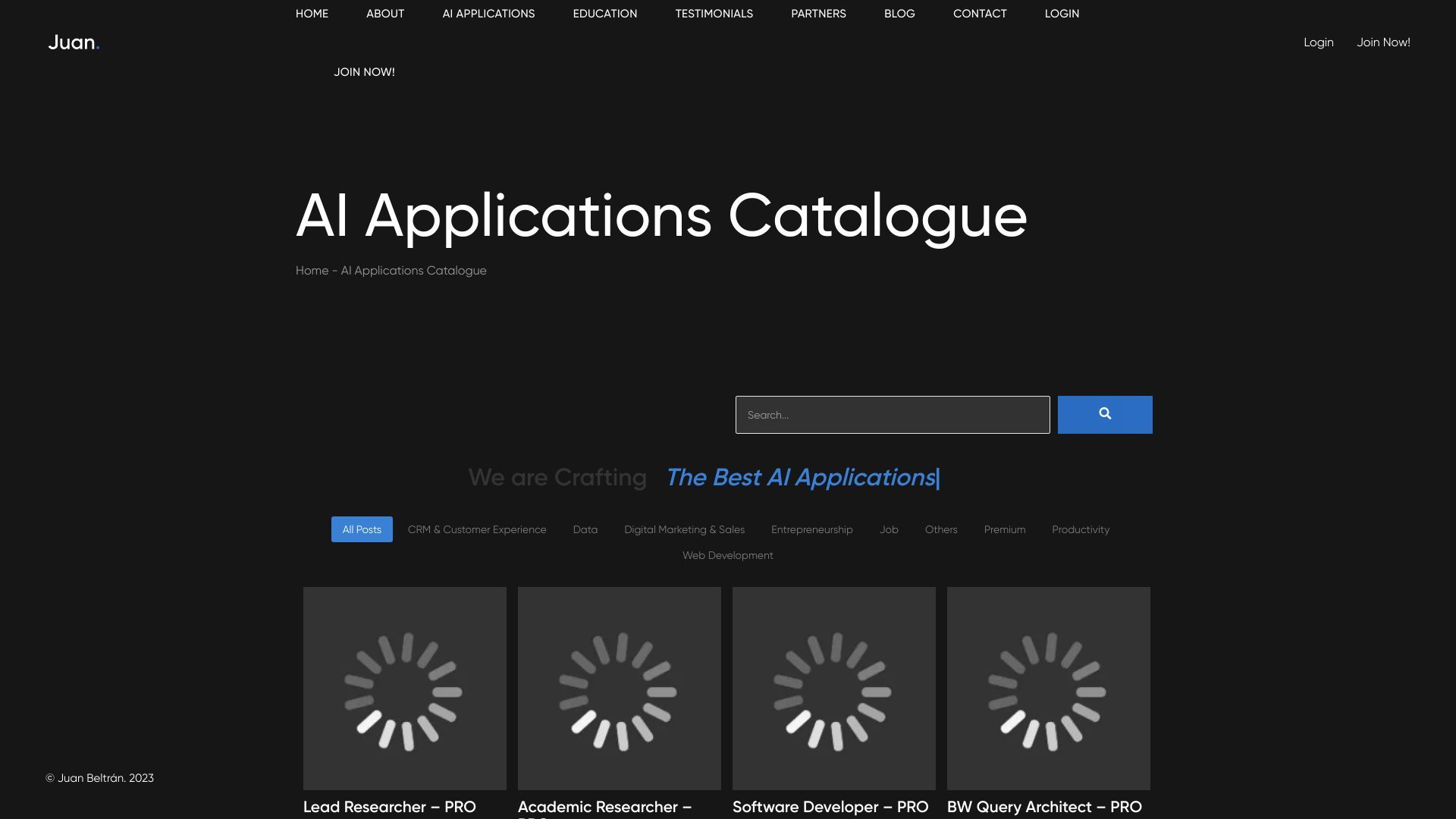 AI Applications Catalogue - Juan Beltrán image