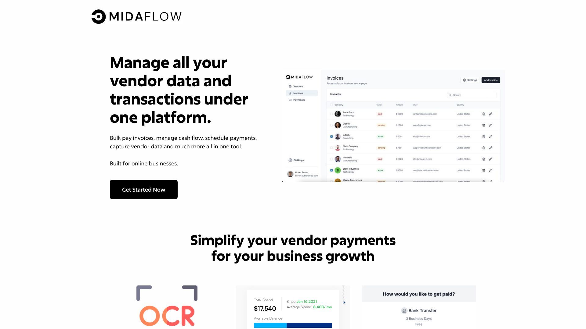 MidaFlow image