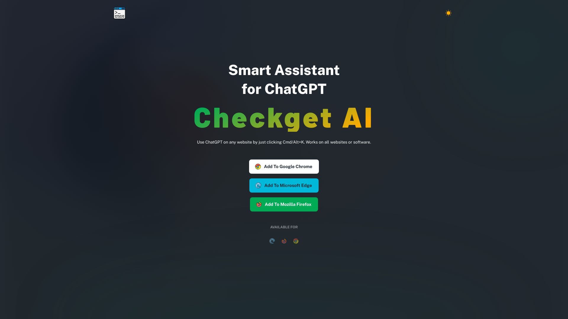 Checkget - Smart Assistant for ChatGPT image