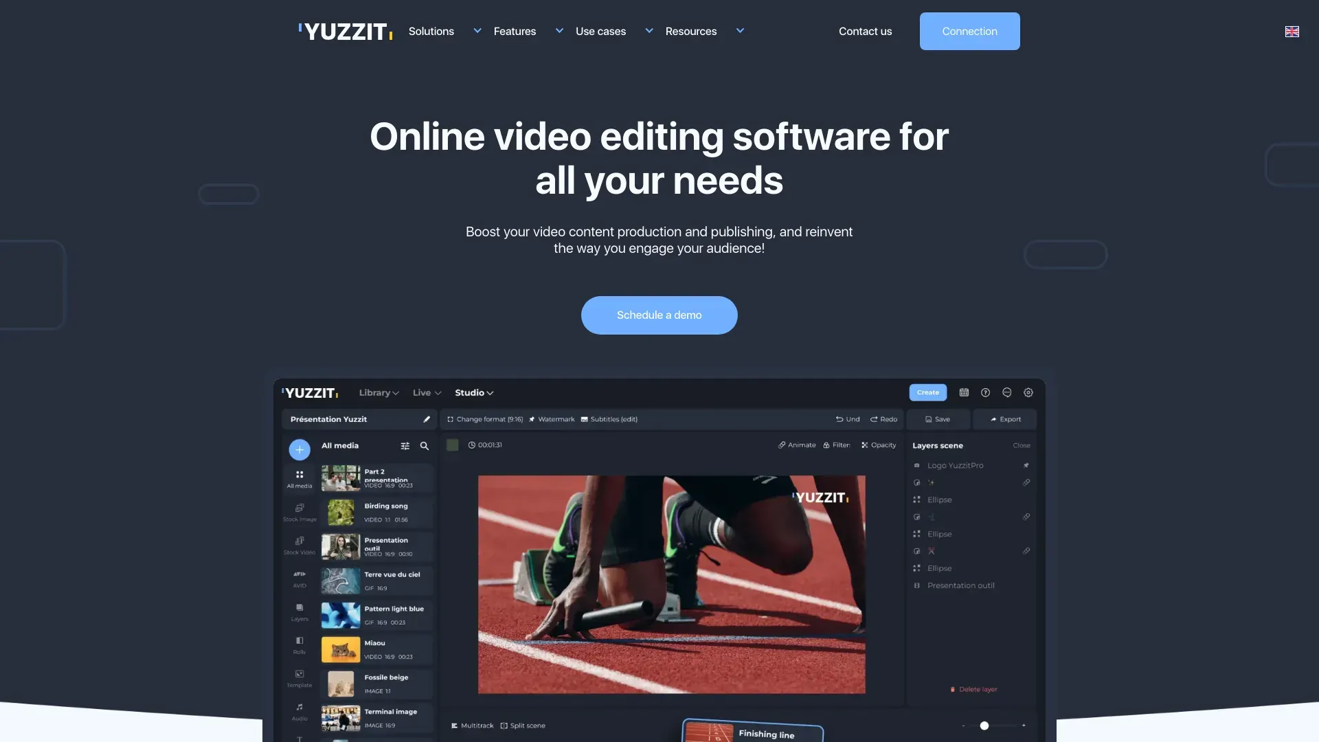 Yuzzit - Video editing & live streaming software image