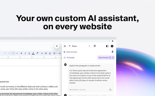 Rane's Custom Assistants image