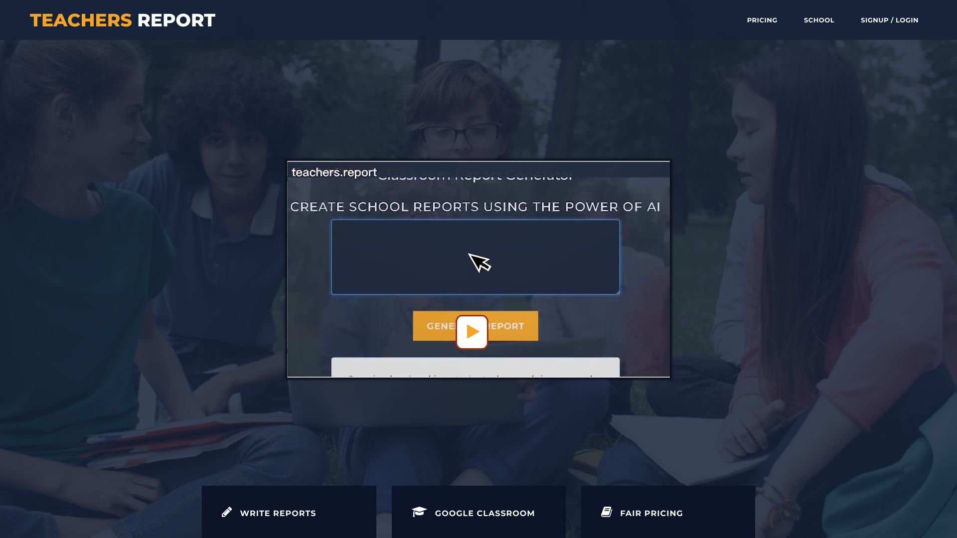 Teachers Report Writer image