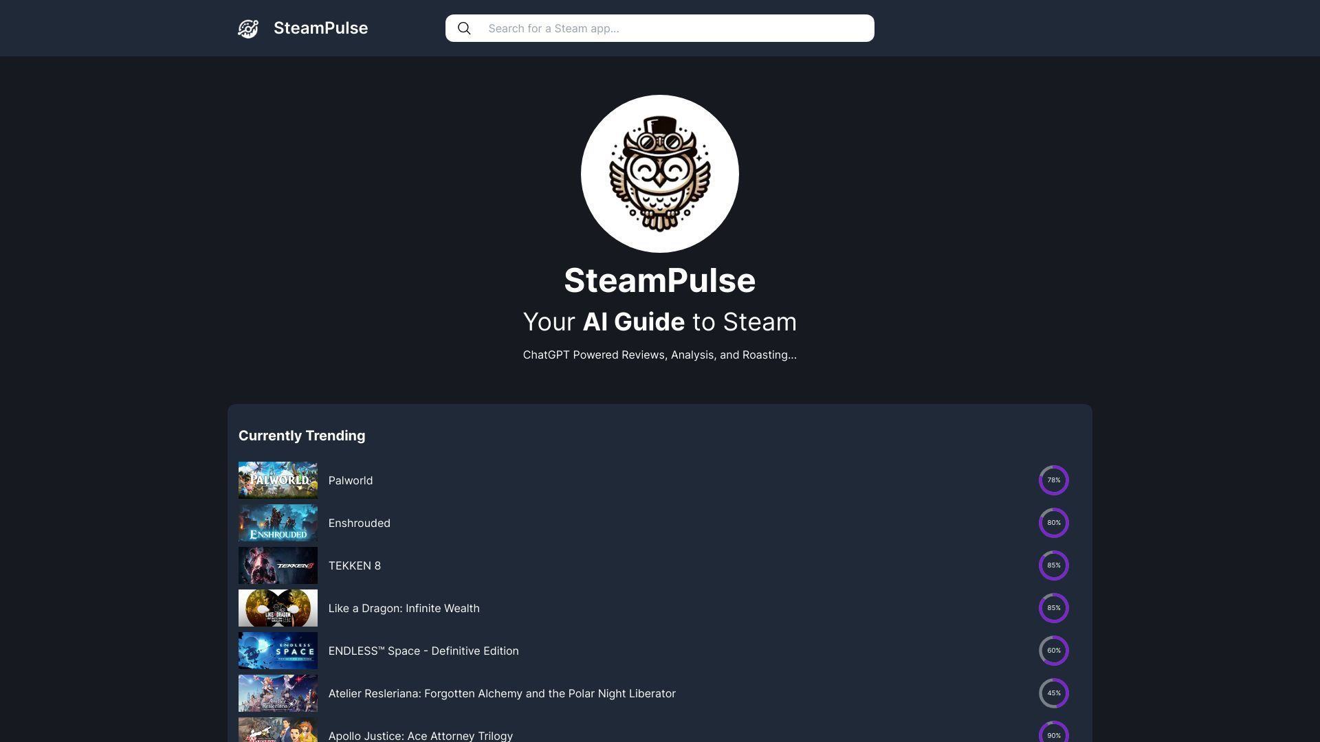 SteamPulse image