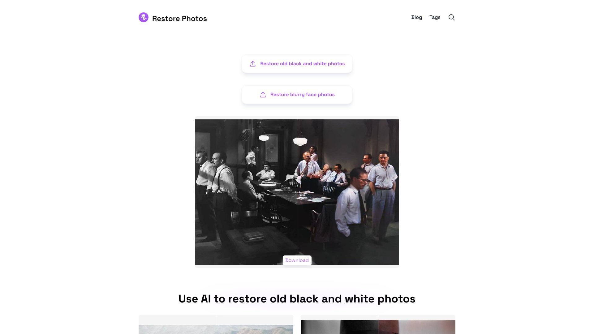Restore Photos image