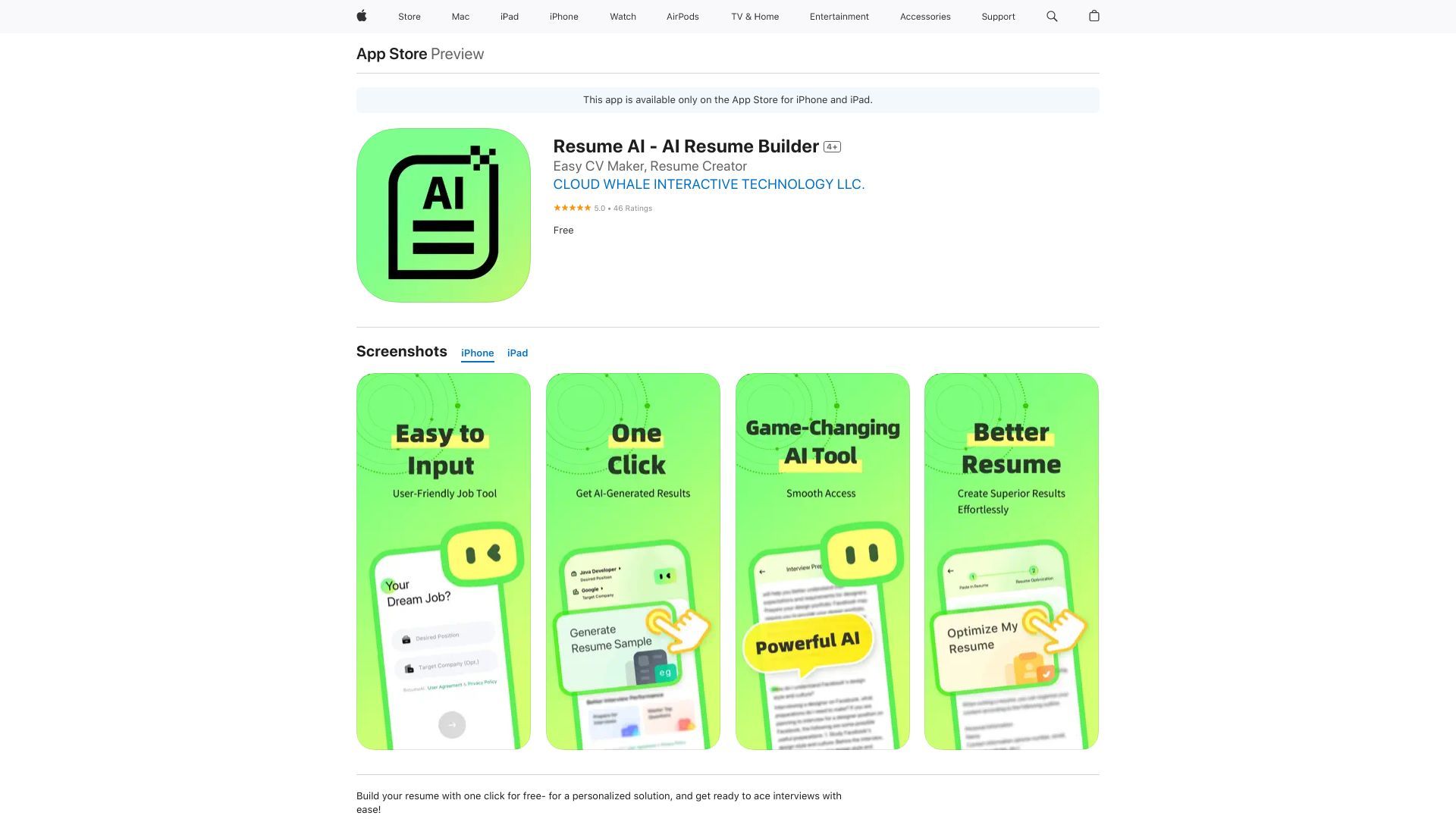 ResumeAI image