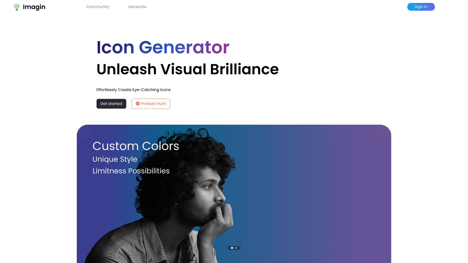 Imagin - AI Powered Icon Generation image