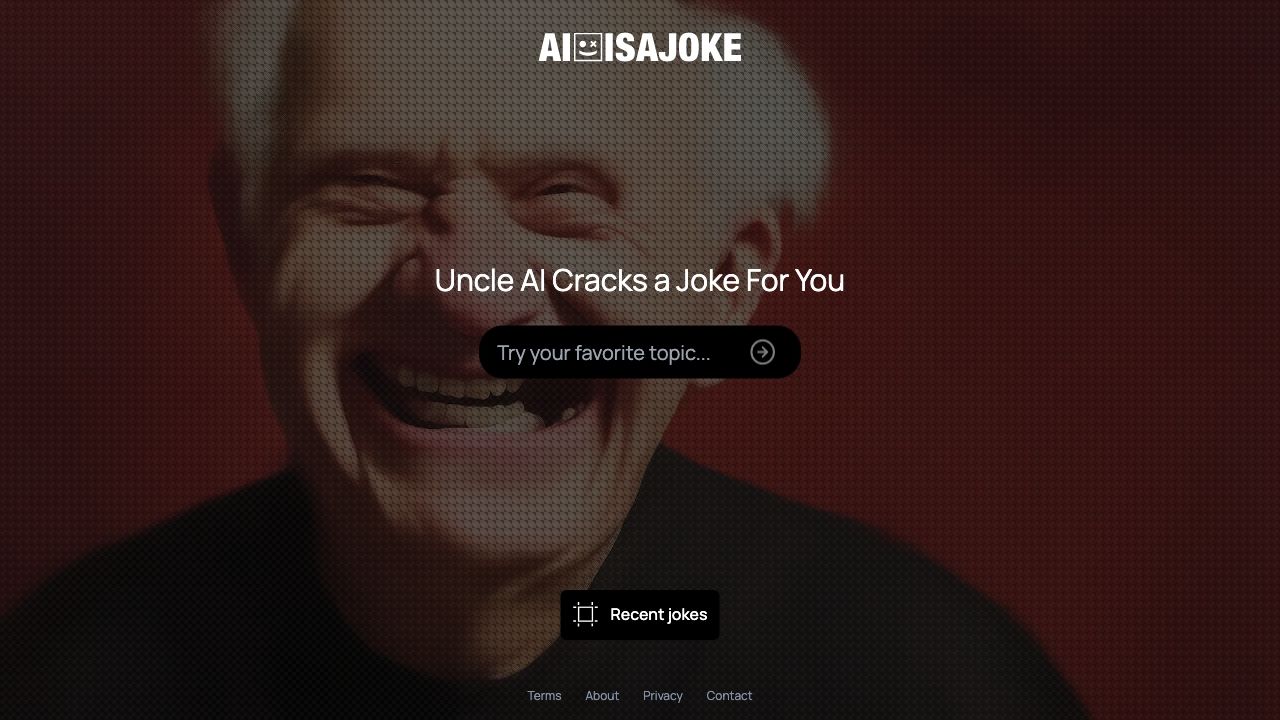 Make Uncle A.I. Crack a Joke For You image