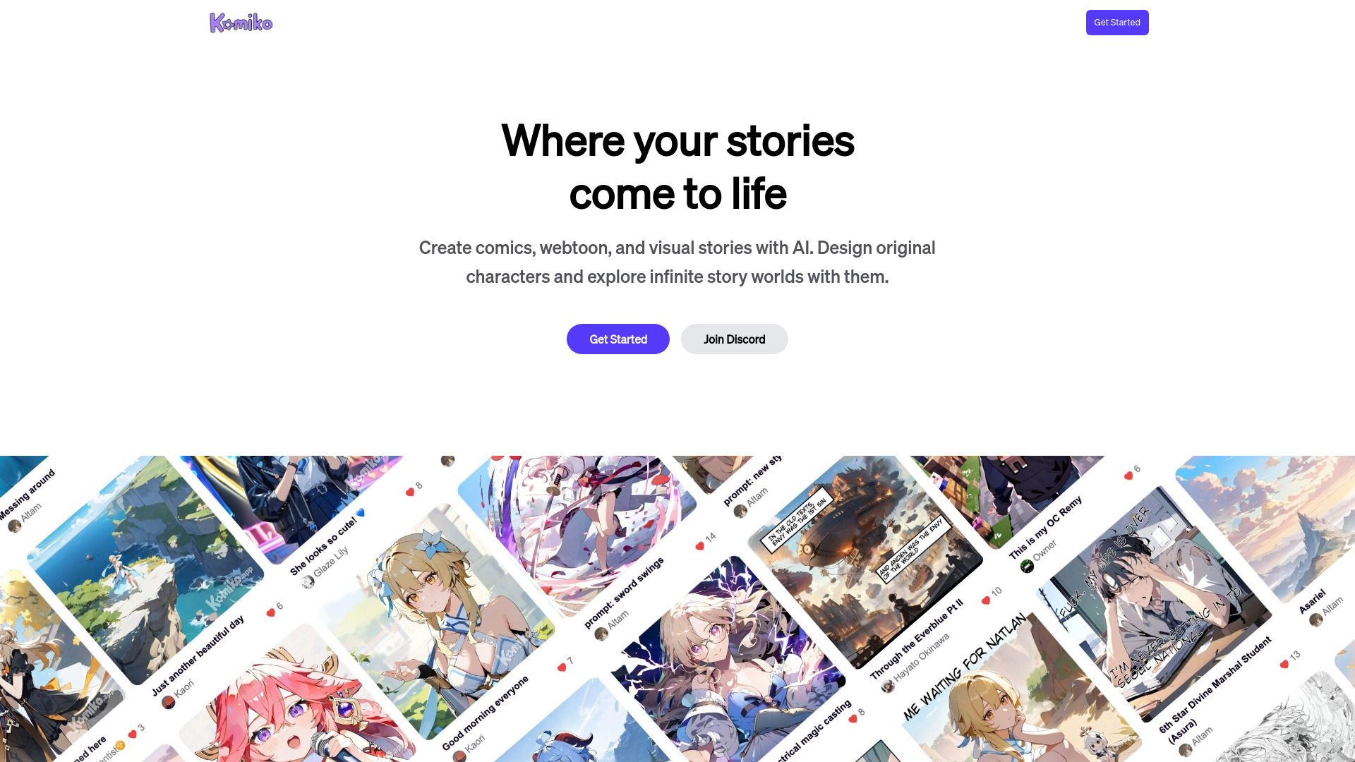 Komiko : AI Comics, AI Characters & AI Anime image