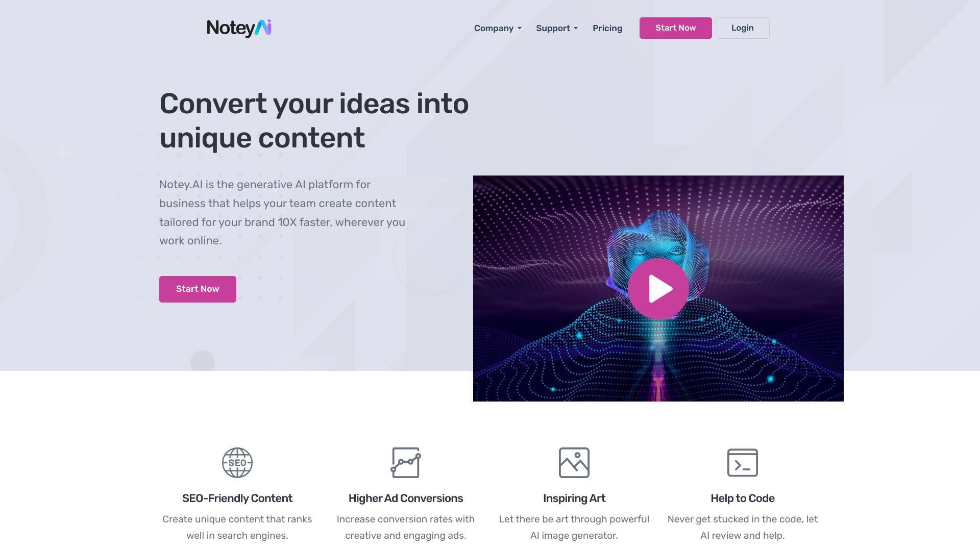 Notey.AI - ChatGPT Content & Image Generator image