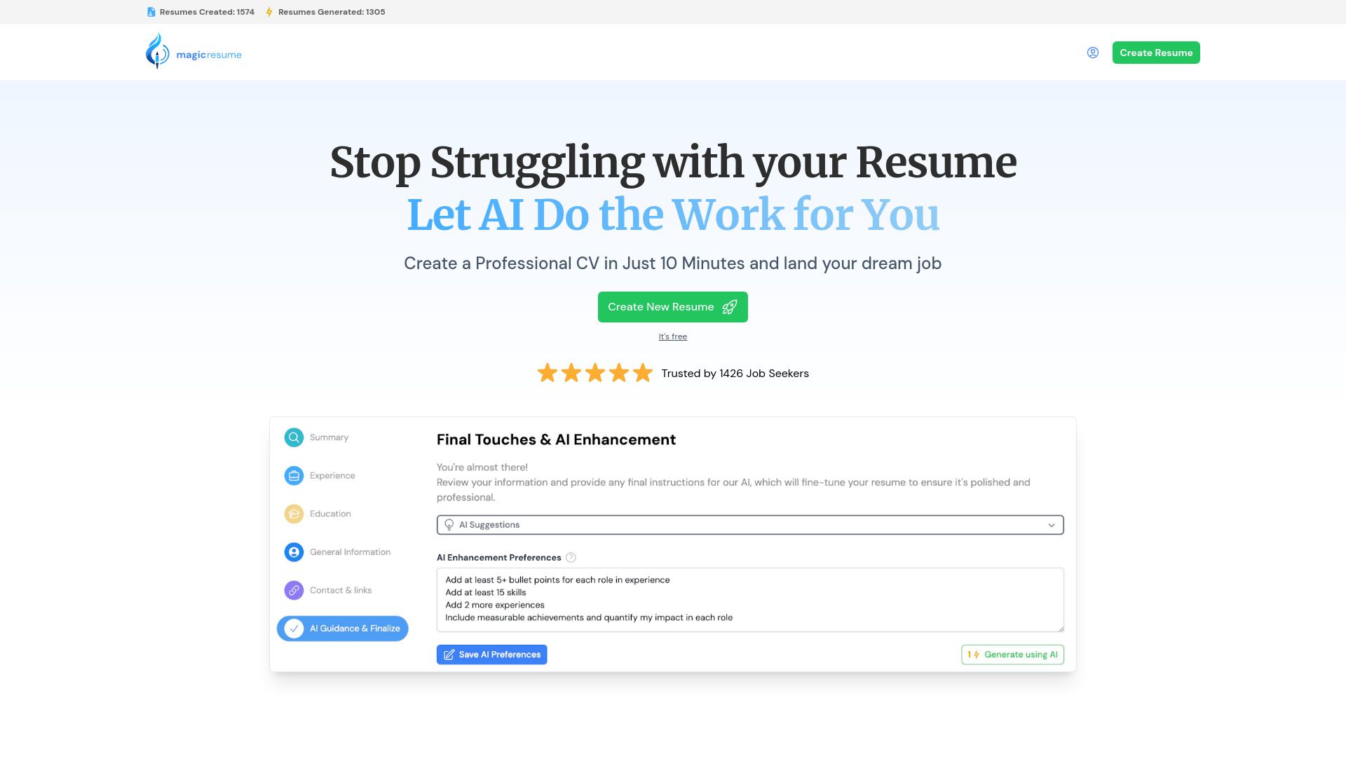 Magic-Resume image