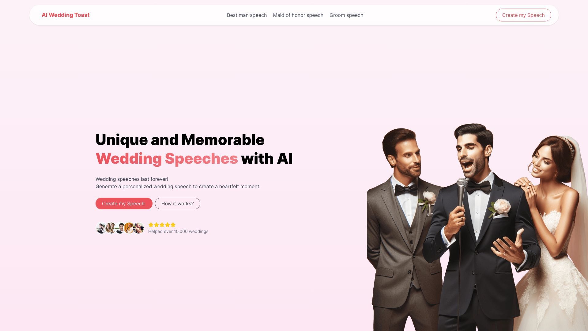 AI Wedding Toast image
