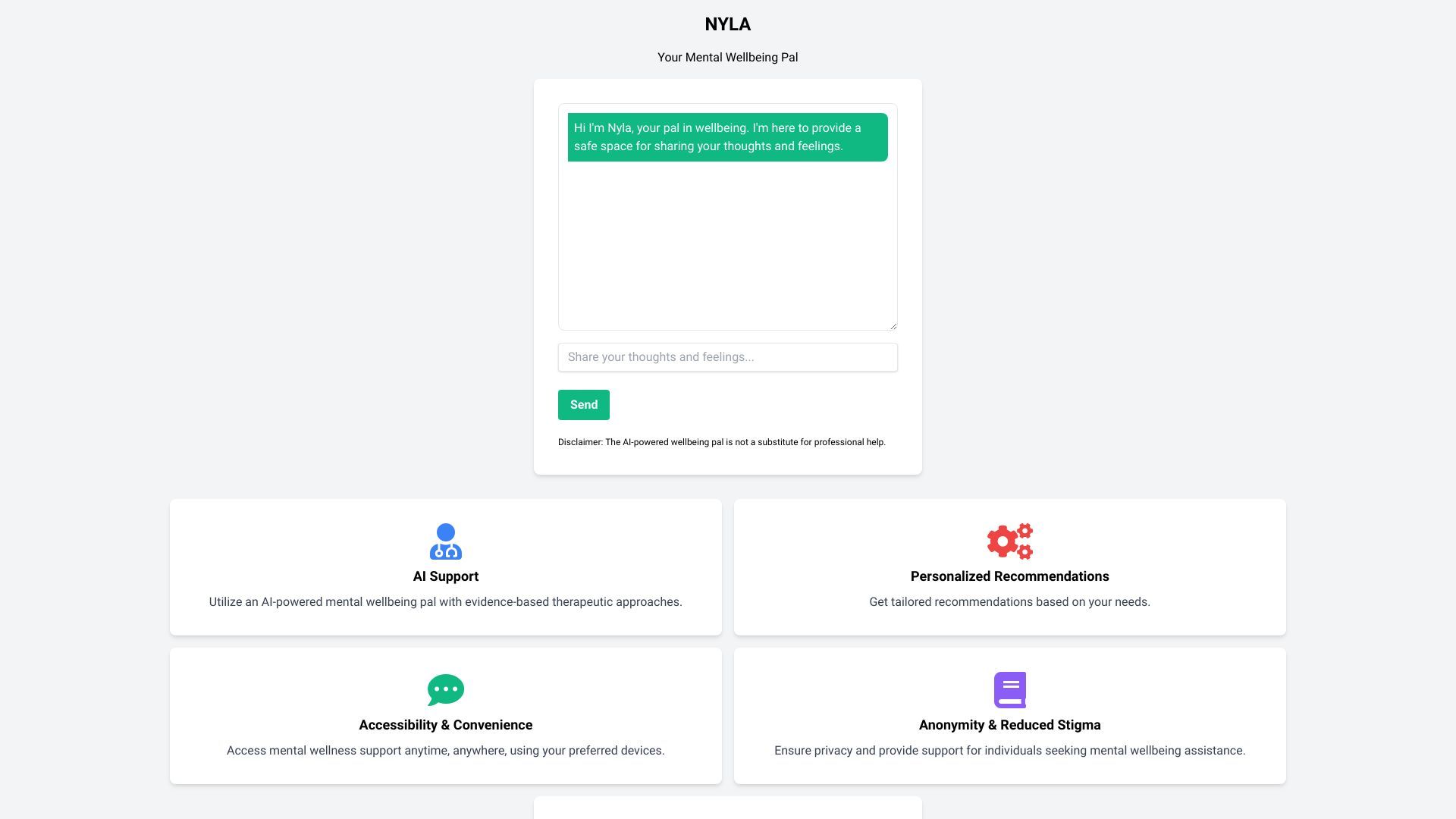 NYLA - Your AI Wellness Pal image