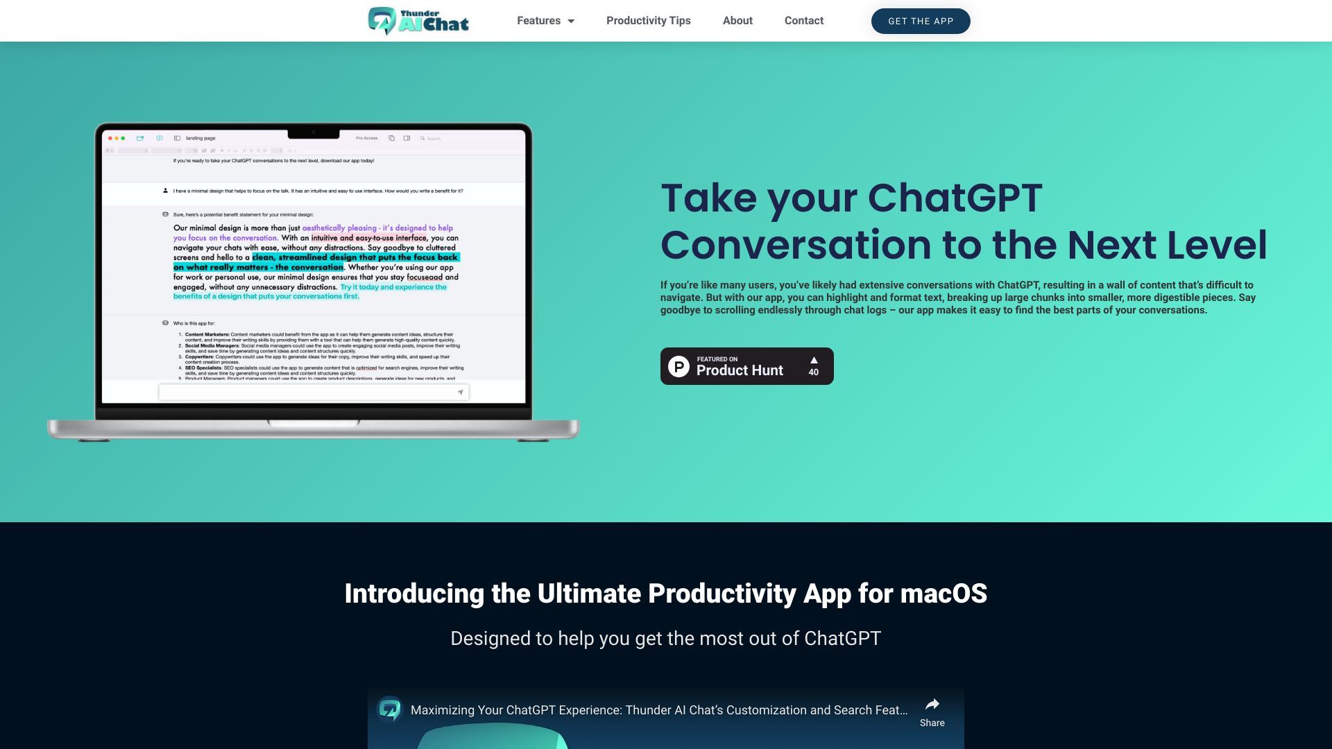 THUNDER AI CHAT image