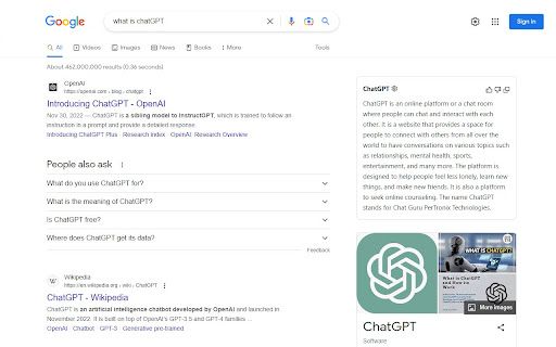 ChatGPT for Search image