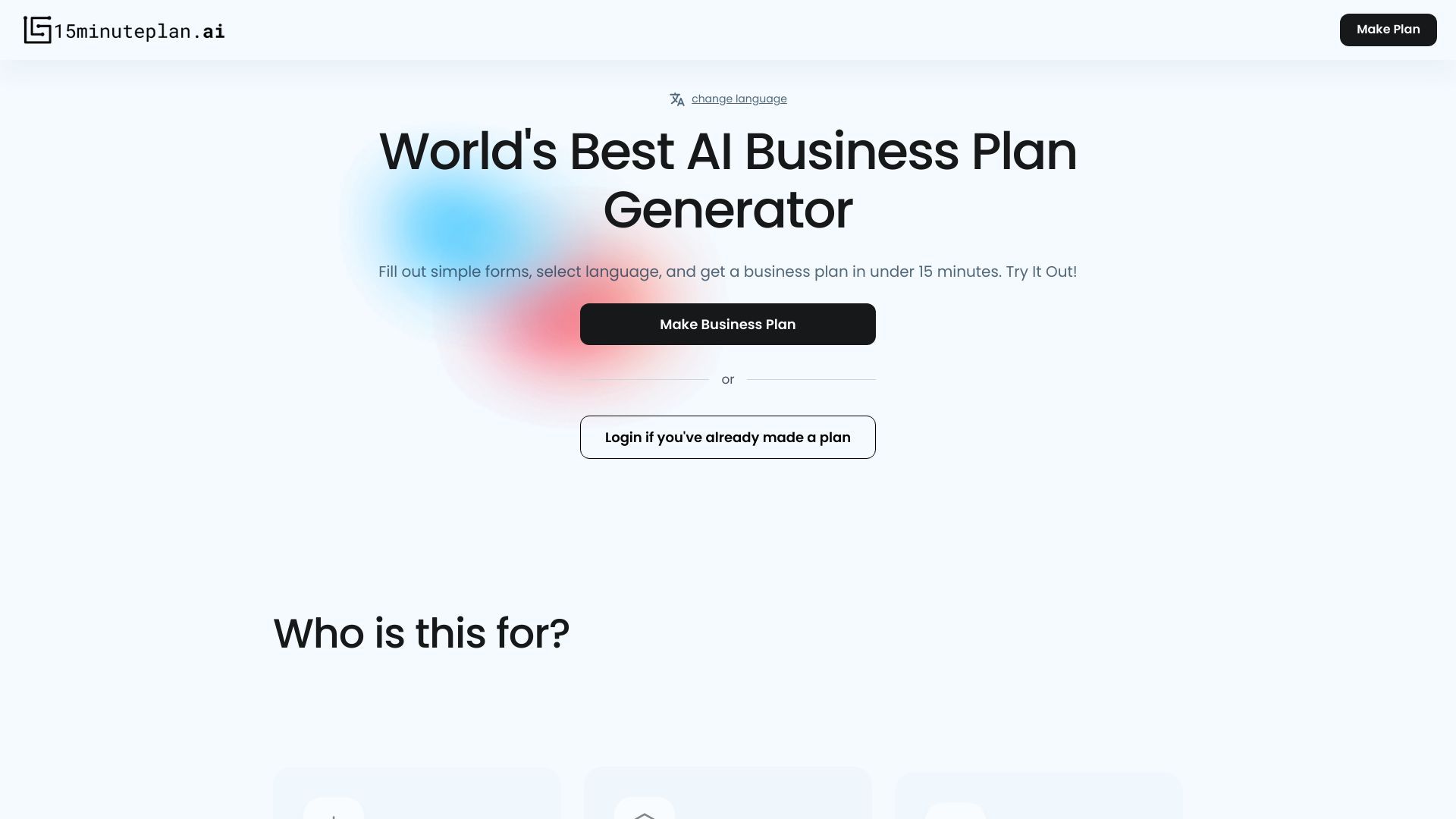 15minuteplan.ai image